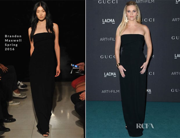 Reese Witherspoon In Brandon Maxwell – LACMA 2015 Art+Film Gala