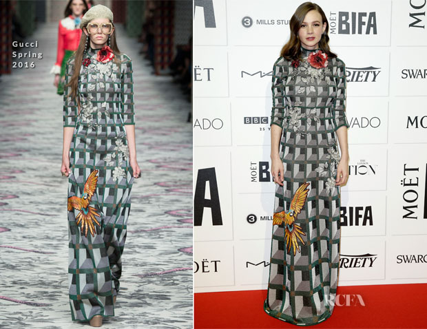 Carey Mulligan In Gucci – 2015 British Independent Film Awards