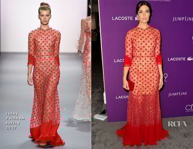 Mandy Moore In Jenny Packham - 19th Costume Designers Guild Awards