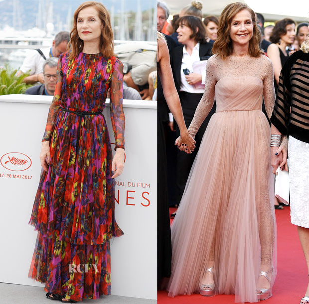 Isabelle Huppert In Gucci & Christian Dior Couture - 'Happy End' Cannes ...