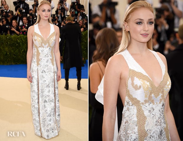 Sophie Turner In Louis Vuitton - 2017 Met Gala - Red Carpet Fashion Awards