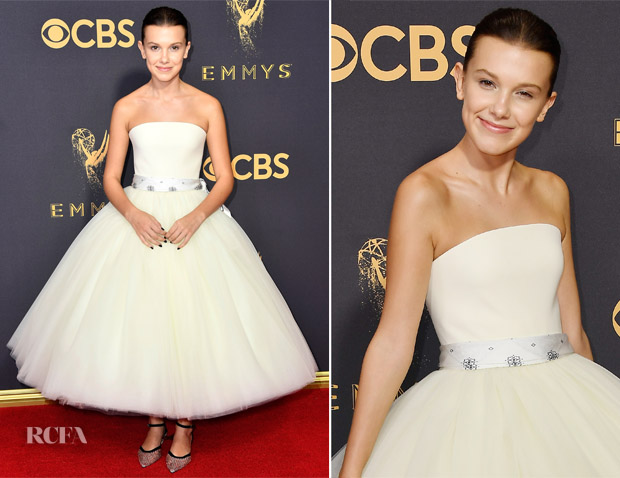 Millie Bobby Brown In Calvin Klein By Appointment 2017 Emmy