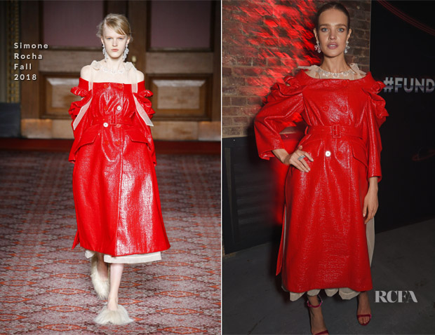 simone rocha red dress