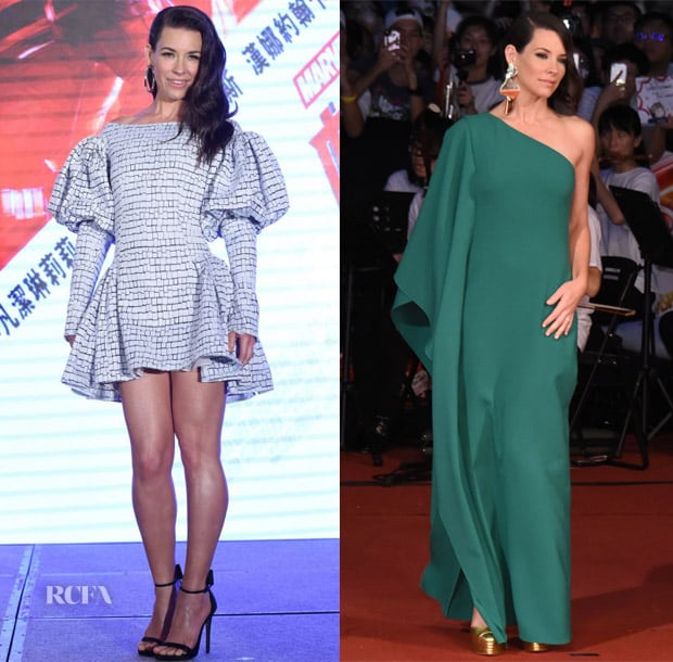 Evangeline Lilly In Maticevski & Osman - 'Ant-Man and the Wasp' Taiwan  Press Conference & Premiere - Red Carpet Fashion Awards