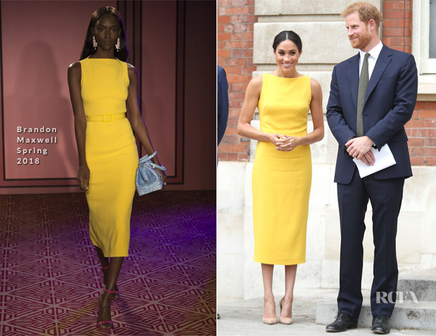 Meghan, Duchess of Sussex In Brandon Maxwell - 'Your Commonwealth