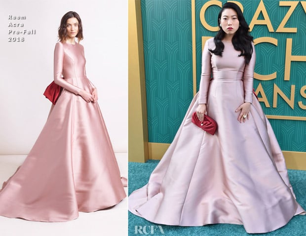 Awkwafina In Reem Acra - ‘Crazy Rich Asians’ LA Premiere