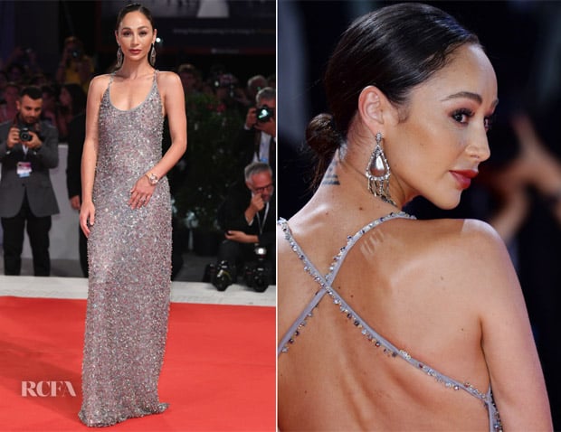 Cara Santana In Giorgio Armani - ‘The Favourite’ Venice Film Festival Premiere