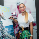 Caroline Wozniacki In Versace - Hamptons Magazine Cover Party