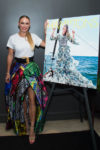 Caroline Wozniacki In Versace - Hamptons Magazine Cover Party