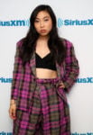 Awkwafina In Peggy Hartanto & Vivienne Westwood Anglomania - Build Series & SiriusXM’s Spotlight With The Cast Of ‘Crazy Rich Asians’