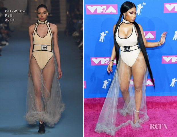 Nicki Minaj In Off-White - 2018 MTV VMAs 