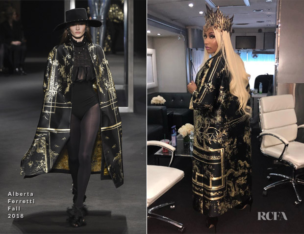 Nicki Minaj Is Instaglam In Alberta Ferretti