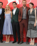 Olivia Hamilton In Lela Rose & J. Mendel - ‘First Man’ Venice Film Festival Premiere & Opening Ceremony