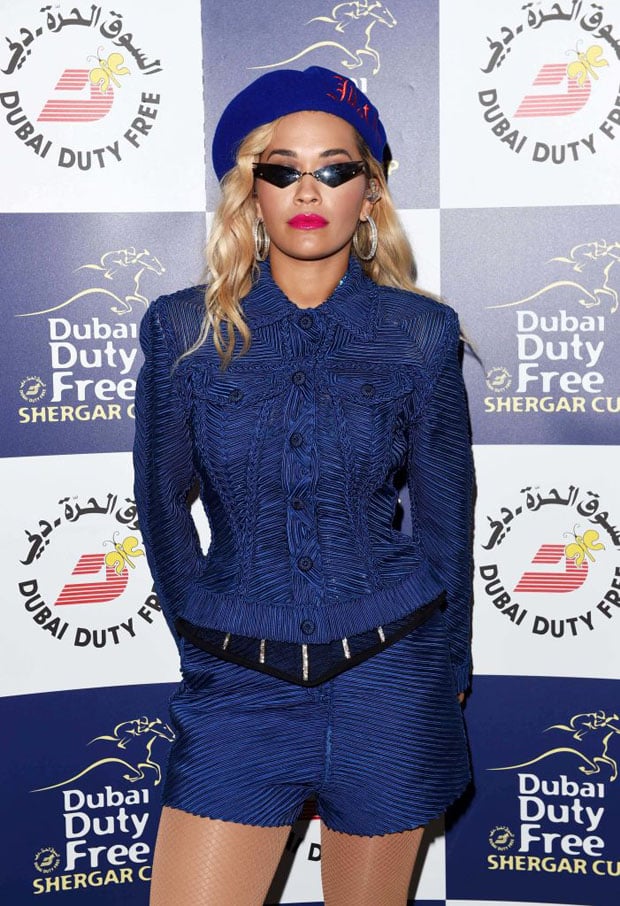 Emilio Pucci Dresses Rita Ora For ‘The Radioactive Tour’ 2013 - Red