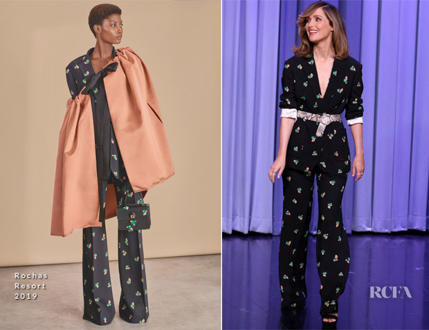 Rose Byrne In Rochas - The Tonight Show Starring Jimmy Fallon