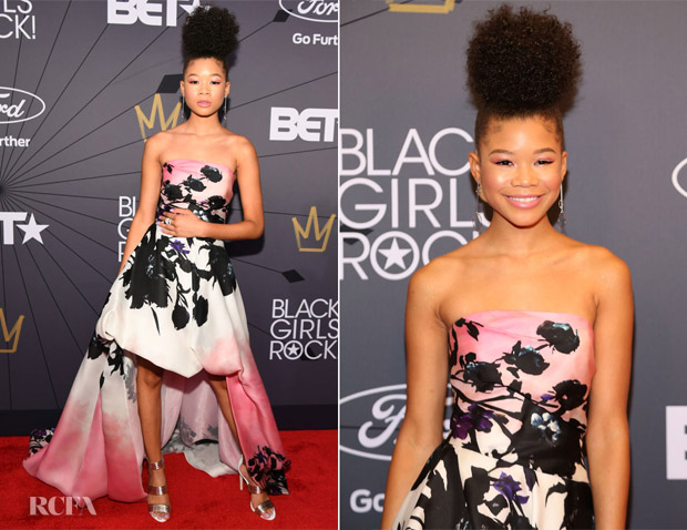 Storm Reid In Monique Lhuillier - 2018 Black Girls Rock! Awards