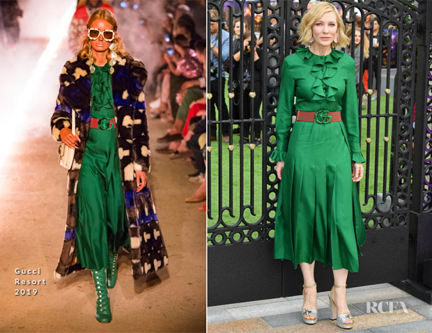 Cate Blanchett In Gucci - 'The House With The Clock In Its Walls' World Premiere