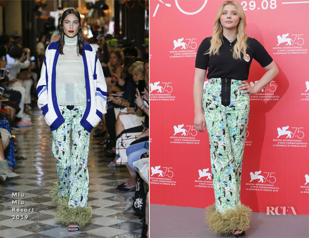 Chloe Grace Moretz In Miu Miu - 'Suspiria' Venice Film Festival Photocall
