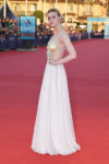 Elle Fanning In Miu Miu - 'Galvetstone' Deauville American Film Festival Premiere