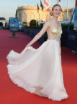 Elle Fanning In Miu Miu - 'Galvetstone' Deauville American Film Festival Premiere
