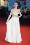 Elle Fanning In Miu Miu - 'Galvetstone' Deauville American Film Festival Premiere