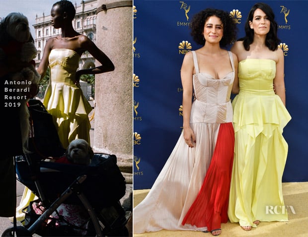 Ilana Glazer In Bibhu Mohapatra & Abbi Jacobson In Antonio Berardi - 2018 Emmy Awards