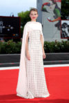 Juli Jakab In Antonio Grimaldi Haute Couture - 'Napszallta' (Sunset) Venice Film Festival Premiere