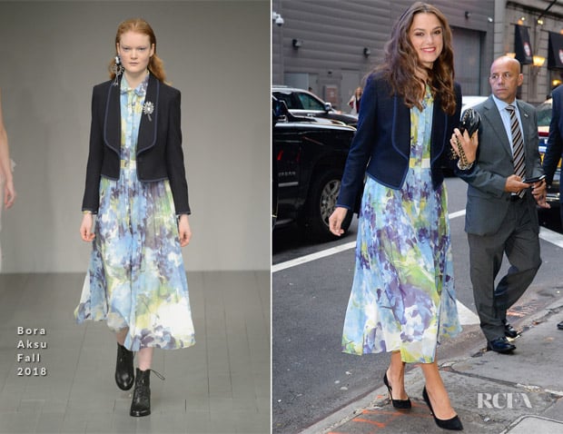 Keira Knightley In Bora Aksu - Good Morning America 