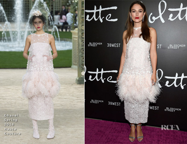 Keira Knightley Looks Ravishing in Vintage Chanel Gown for Colette Movie  Premiere in California