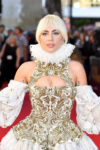 Lady Gaga In Alexander McQueen - 'A Star Is Born' London Premiere