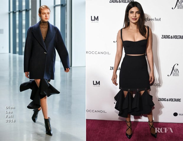 Priyanka Chopra In Dion Lee - Daily Front Row’s 2018 Fashion Media Awards