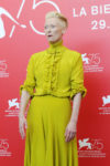 Tilda Swinton In Haider Ackermann - 'Suspiria' Venice Film Festival Photocall