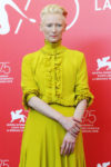 Tilda Swinton In Haider Ackermann - 'Suspiria' Venice Film Festival Photocall
