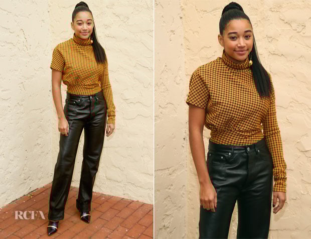 Amandla Stenberg In Calvin Klein - Hamptons International Film Festival 2018