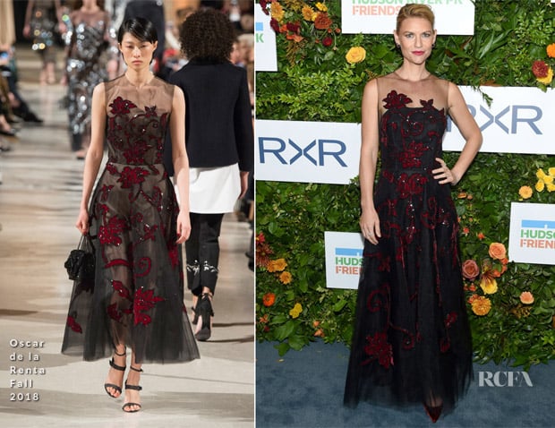 Claire Danes In Oscar de la Renta - 20th Anniversary Gala To Celebrate Hudson River Park 