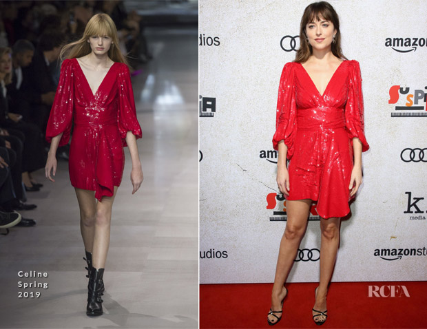 Dakota Johnson In Celine - 'Suspiria' LA Premiere