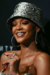 Rihanna In Atelier Versace - Fenty Beauty by Rihanna Anniversary Event