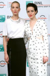 Sylvia Hoeks In Christopher Kane & Saint Laurent - ‘The Girl In The Spider’s Web’ Rome Film Festival Photocall & Premiere