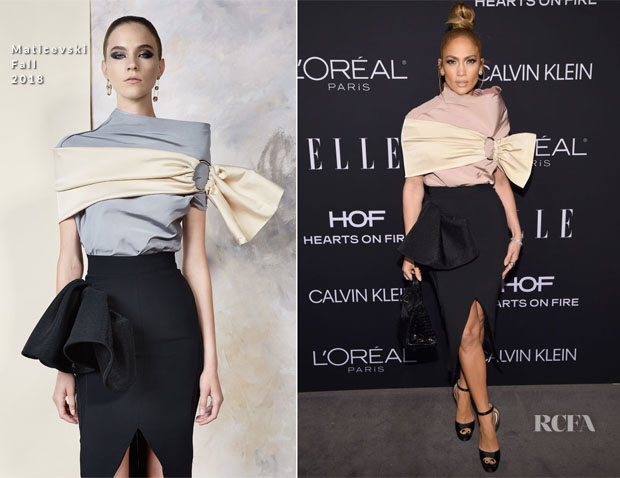 Jennifer Lopez In Maticevski - ELLE's 25th Annual Women In Hollywood Celebration 