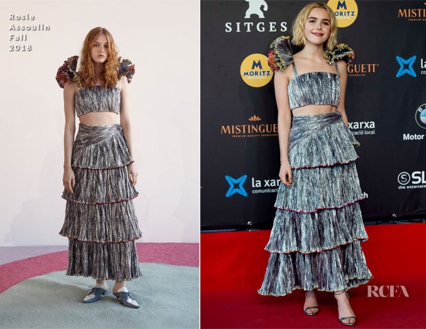 Kiernan Shipka In Rosie Assoulin -  Netflixs 'Chilling Adventures of Sabrina' Photocall 