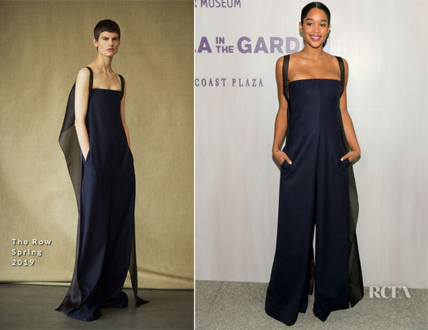 Laura Harrier In The Row - Hammer Museum 16th Annual Gala In The Garden