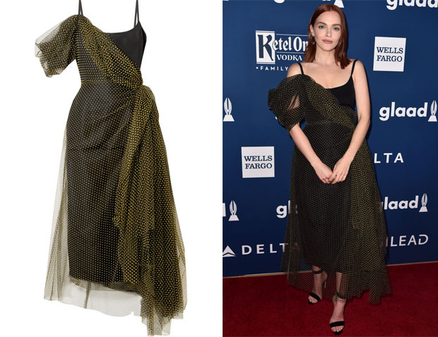 Madeline Brewer's Carolina Herrera Draped Dress