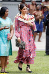 Meghan, Duchess of Sussex In Figue - Fiji Day 2