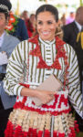 Meghan, Duchess of Sussex In Martin Grant - Tonga Visit Day 2
