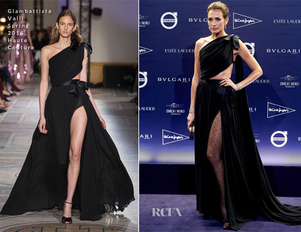Nieves Alvarez In Giambattista Valli Haute Couture - 'TELVA Tributo. Una Cronica De Moda. Coleccion Naty Abascal' Photocall