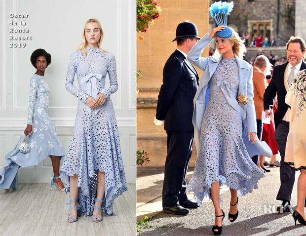 Poppy Delevingne In Oscar De La Renta Princess Eugenie Of York S