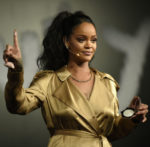Rihanna In Burberry & Monse - Fenty Beauty Artistry Event & Sephora Launch