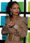 Rihanna In Burberry & Monse - Fenty Beauty Artistry Event & Sephora Launch