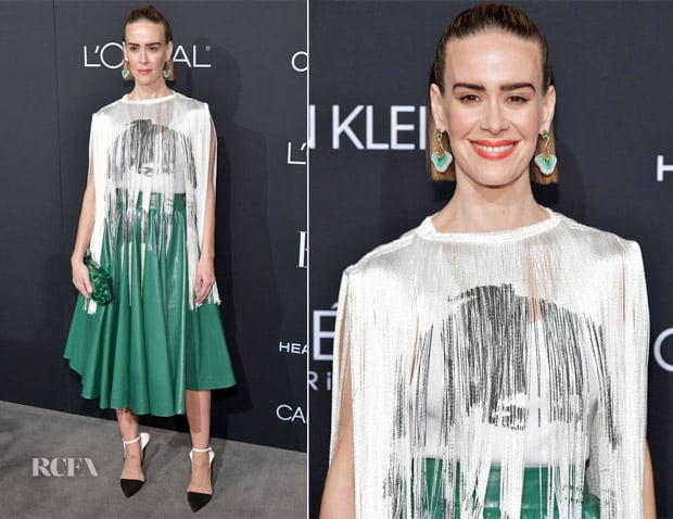 Sarah Paulson In Calvin Klein - ELLE’s 25th Annual Women In Hollywood Celebration