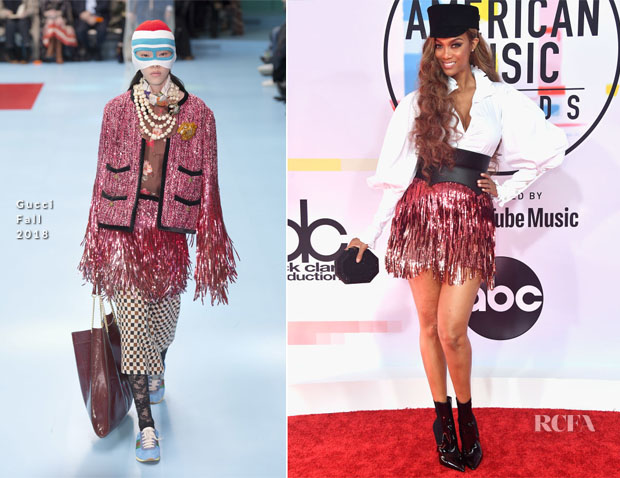 Tyra Banks In Gucci - 2018 American Music Awards